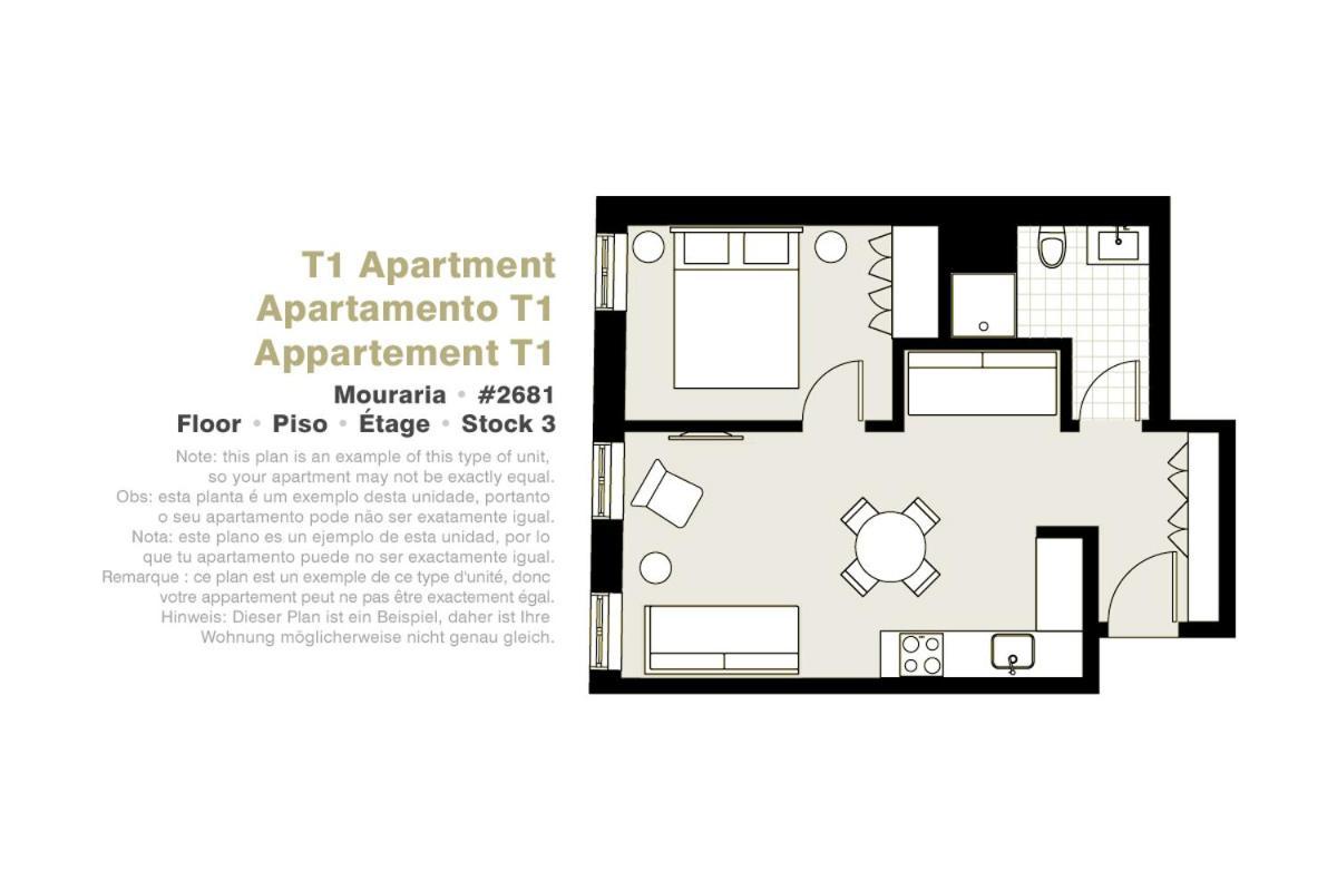 Appartement Serviced - Mouraria Lissabon